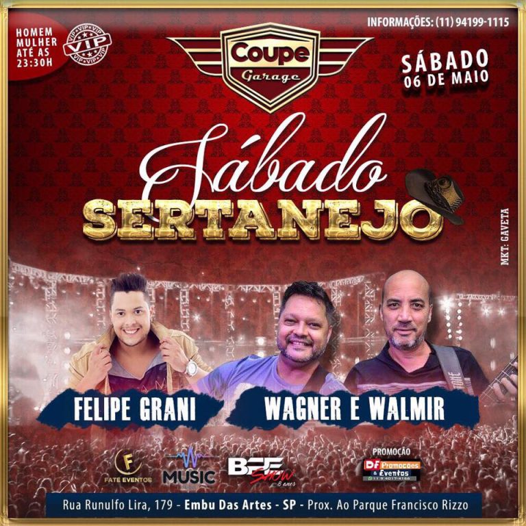 Sábado é dia de curtir a balada no Coupe Garage