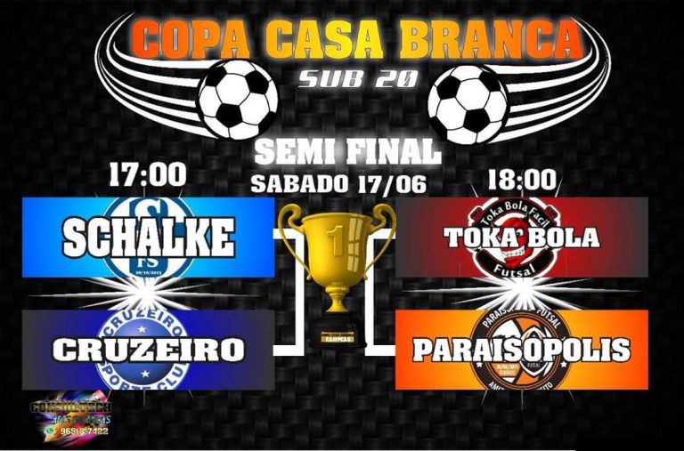 Semi final da Copa Casa Branca acontece neste sábado