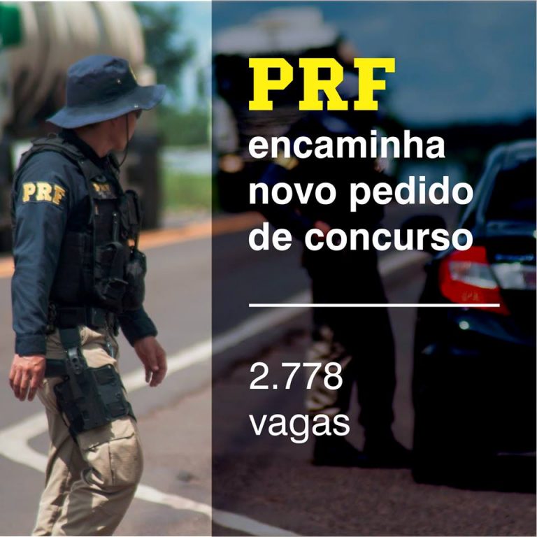Polícia Rodoviária Federal solicita um novo concurso público para quase 3 mil vagas