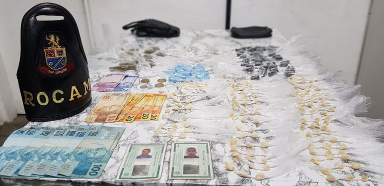 Rocam prende indivíduo por tráfico de drogas no Taboão