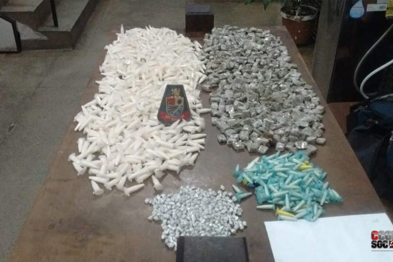 Polícia Militar de Itapecerica prende jovem com 2.067 porções de drogas