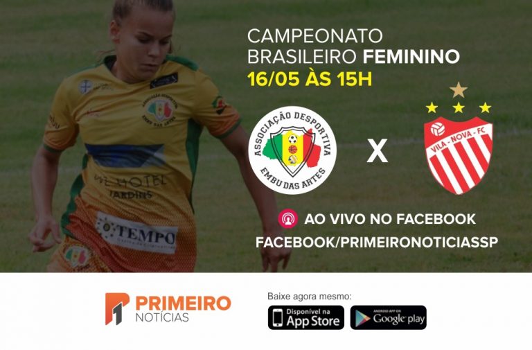 Facebook do Primeiro Notícias transmite ao vivo AD Embu das Artes X Vila Nova-ES