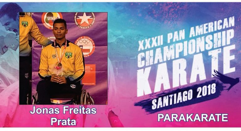 Embuense Jonas Amaral representa o Brasil e leva medalha de prata no Panamericano de Karatê