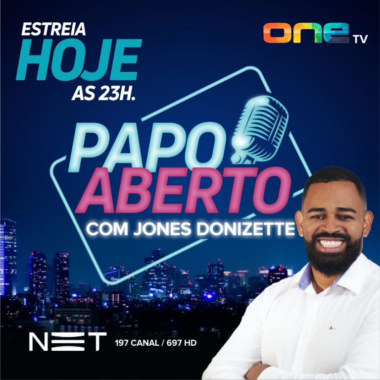 Programa Papo Aberto Com Jones Donizette estreia hoje, 21