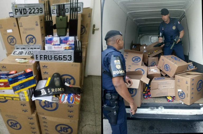 ROMU recupera carga avaliada em 100 mil reais em Taboão da Serra