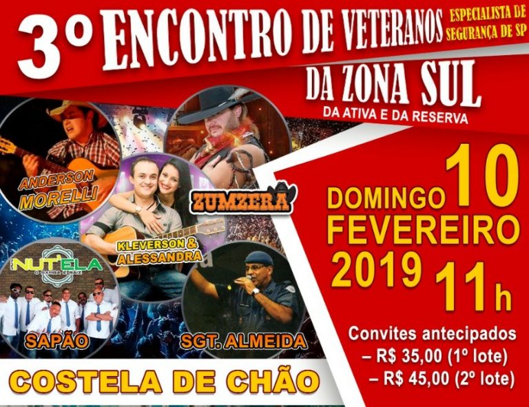 3º Encontro de Veteranos da Zona Sul em Itapecerica
