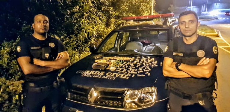 GCM faz apreensão de drogas no Jardim Silvia