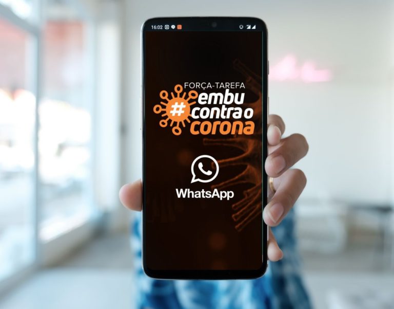 Prefeitura cria força-tarefa ‘Embu contra o Corona’ e disponibiliza WhatsApp à população