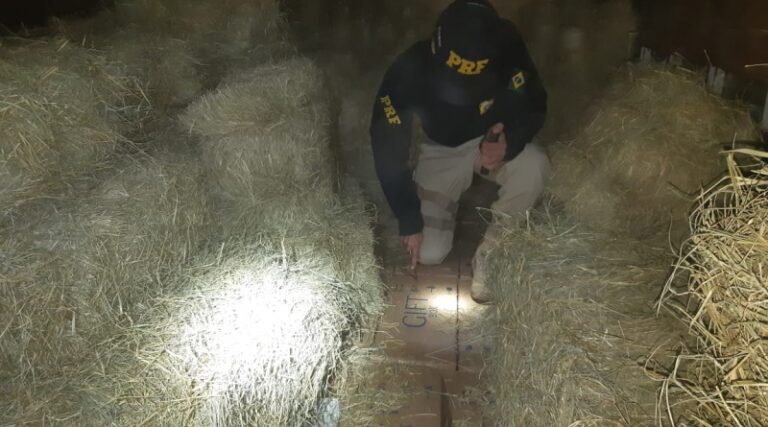 PRF apreende carga de cigarros contrabandeados em Itapecerica da Serra