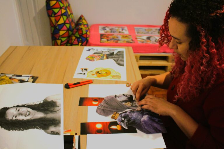 Colar faz Bem: exposição sobre colagem conta com sarau e show do Trindade