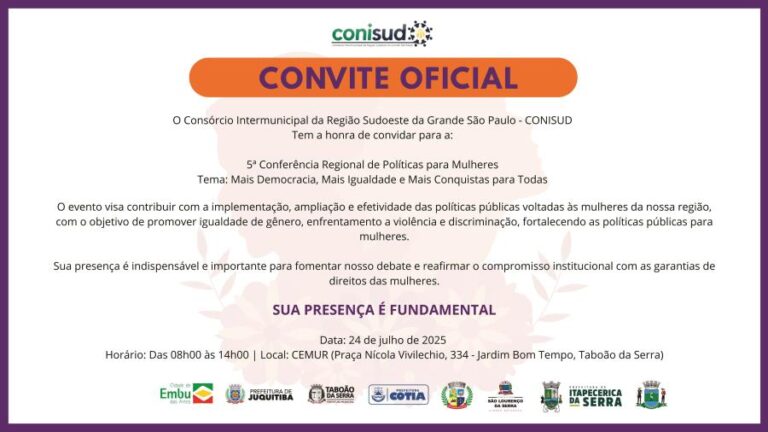 5ª Conferência Regional do Conisud debate políticas públicas para as mulheres