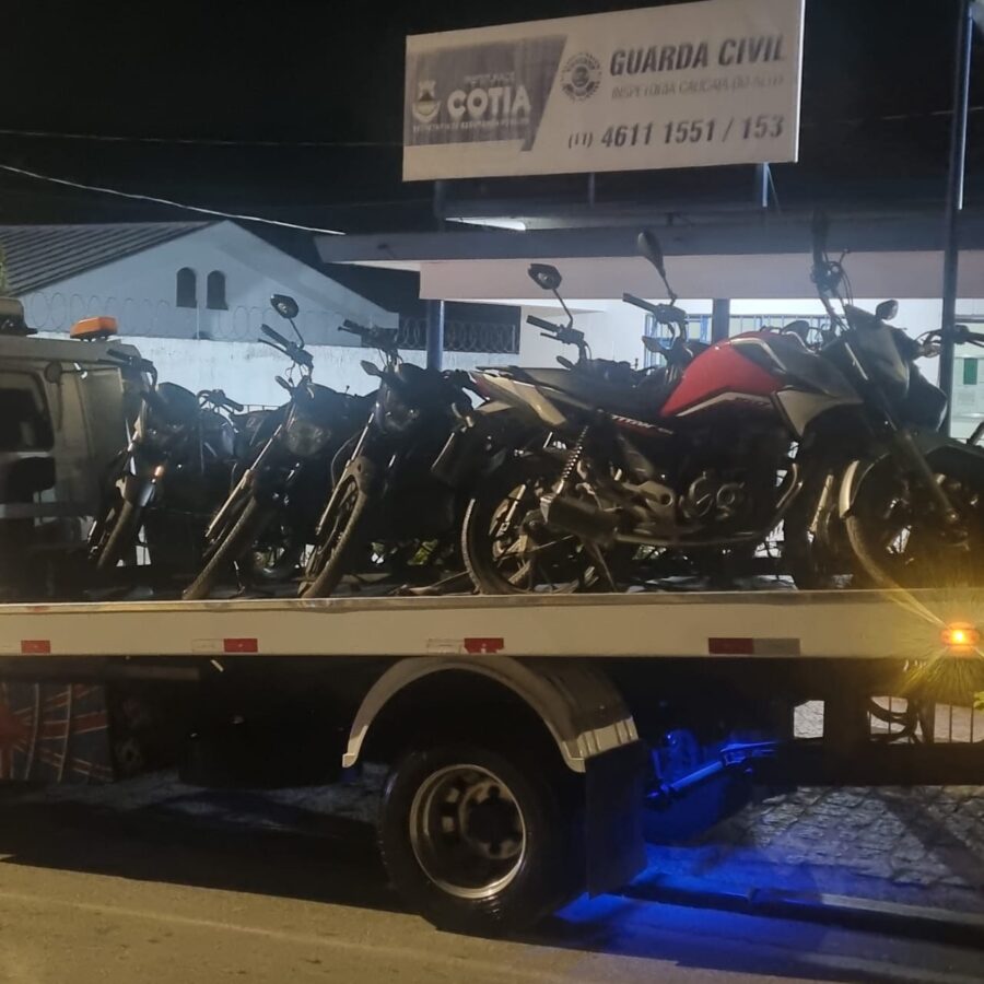 Baile funk é dispersado pela Guarda Civil e oito motos são apreendidas