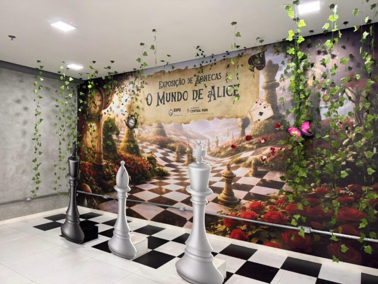 Shopping Central Park tem Exposição de Bonecas baseada no Mundo de Alice