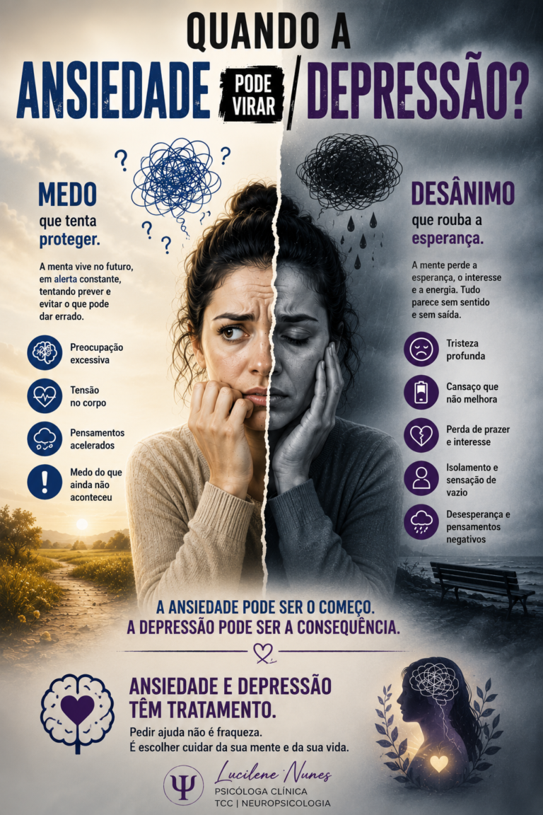Quando a ansiedade pode se transformar em depressão?