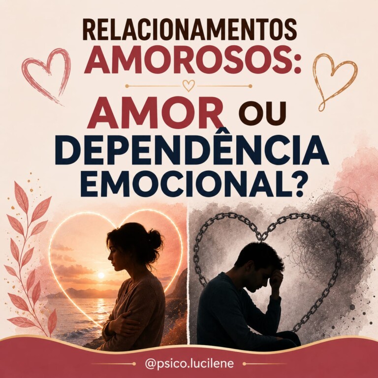 RELACIONAMENTOS AMOROSOS: AMOR OU DEPENDÊNCIA EMOCIONAL?